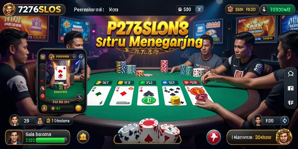 Tampilan gameplay seru di 7276SLOTS dengan berbagai mode poker.