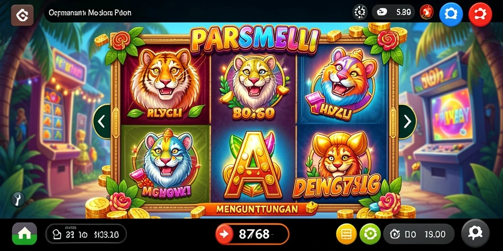 Tampilan menarik dari permainan Slot 8768 dengan fitur menarik.
