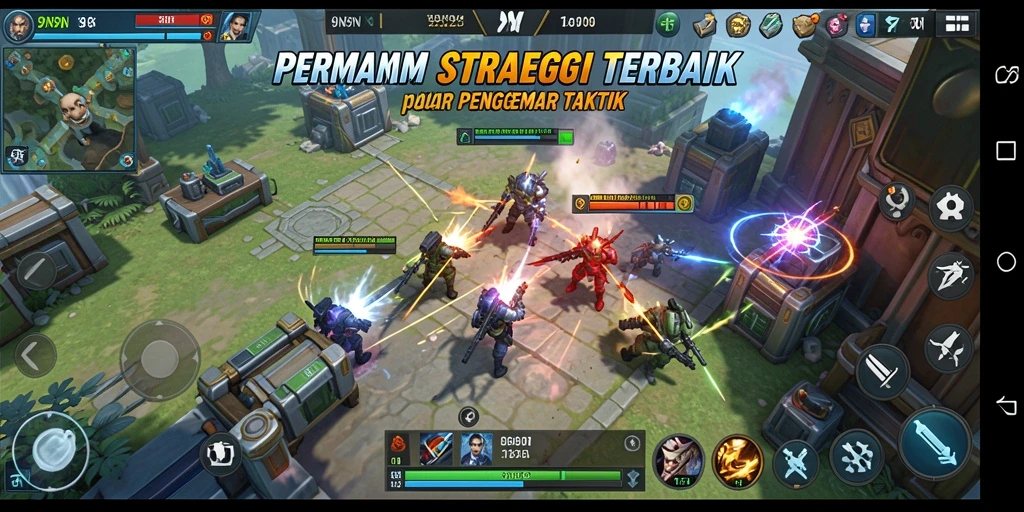 Tampilan menarik dalam gameplay strategi 9N9N yang menantang.
