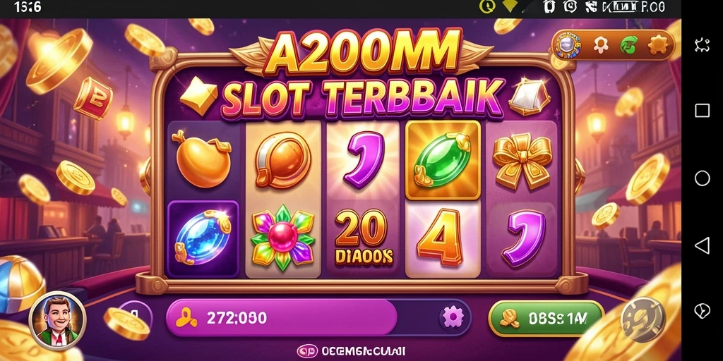 Tampilan gameplay A200M yang mendebarkan dan penuh warna.