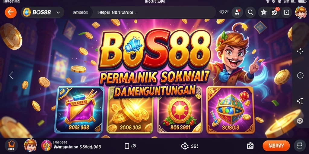 Tampilan gameplay slot BOS88 yang menarik dan interaktif.