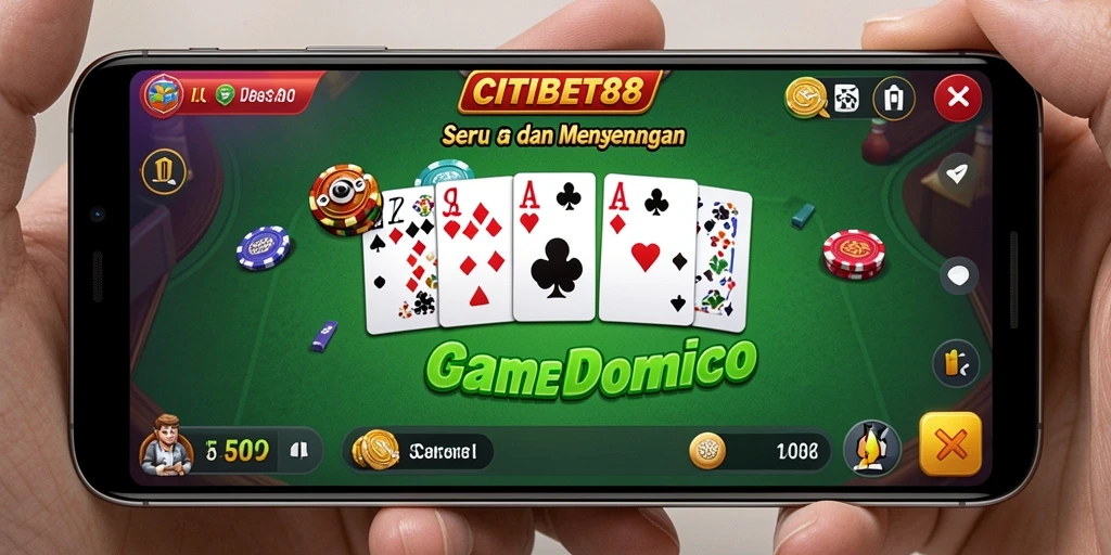 Screenshot utama CITIBET88 menampilkan pengalaman bermain domino yang mengasyikkan.