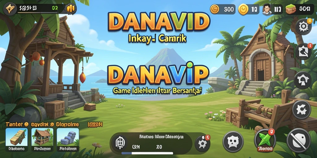 Tampilan gameplay DANAVIP yang memikat dan menenangkan.