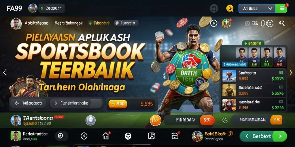Tampilan menarik dari gameplay Sportsbook di FA99.