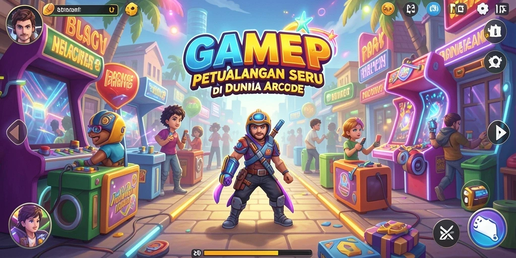 Tampilan gameplay seru dengan aksi cepat dan tantangan menarik.