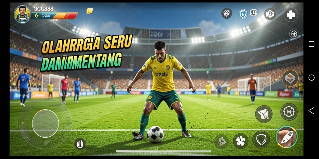 Tampilan gameplay GGG888 yang menarik dalam berbagai mode olahraga.