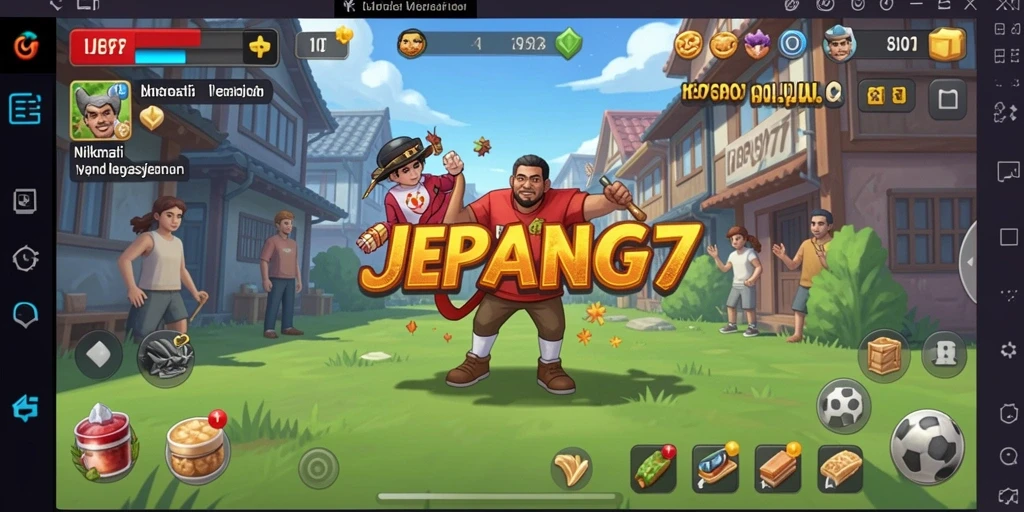 Tampilan gameplay <strong>JEPANG77</strong> yang menawan dalam genre Idle.