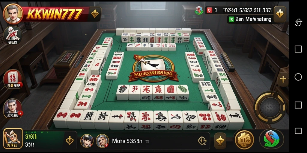 Gameplay seru KKWIN777 dengan grafis menarik dan tantangan Mahjong.