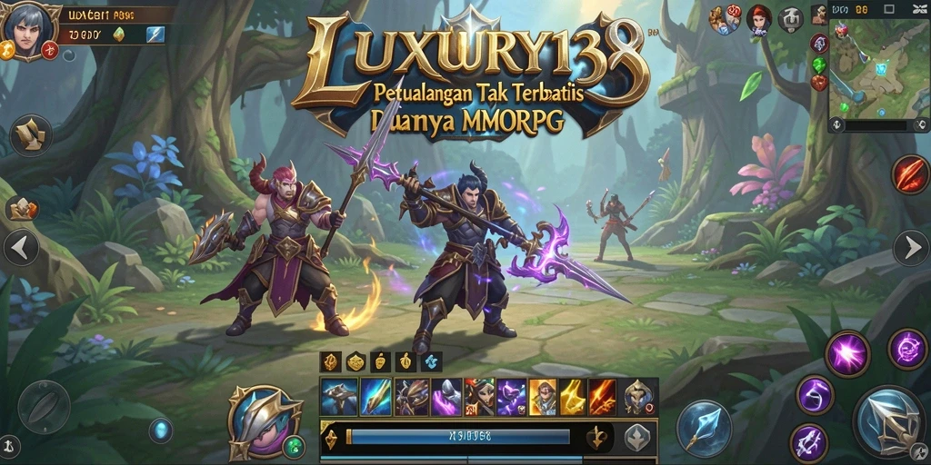 Tampilan gameplay LUXURY138 yang menakjubkan dalam dunia MMORPG.