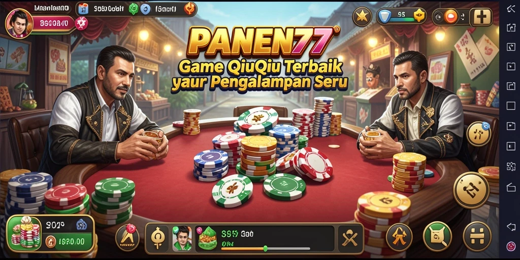 Tampilan gameplay QiuQiu yang seru dan menarik dari PANEN77.