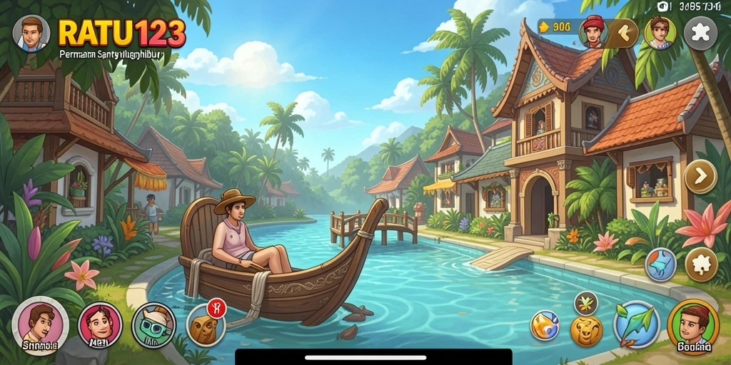 Screenshot utama RATU123 menampilkan gameplay yang seru dan menghibur.