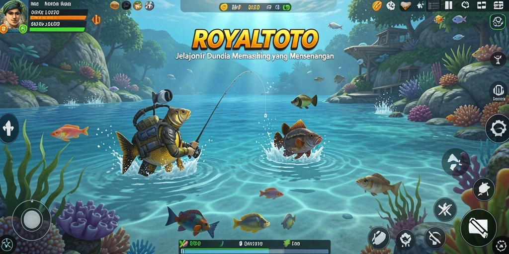 Tangkapan ikan besar dalam gameplay ROYALTOTO yang seru.