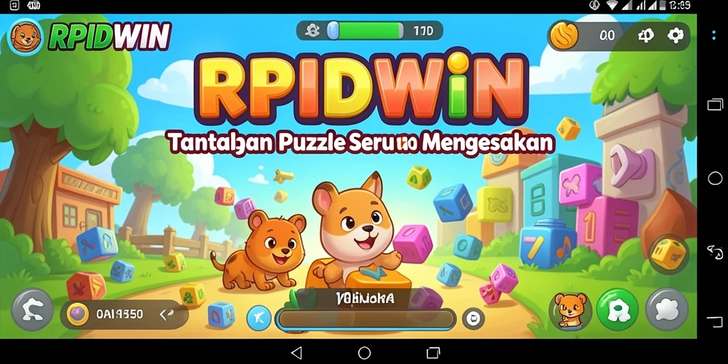 Gameplay RPIDWIN menampilkan berbagai teka-teki menantang dan grafis menarik.