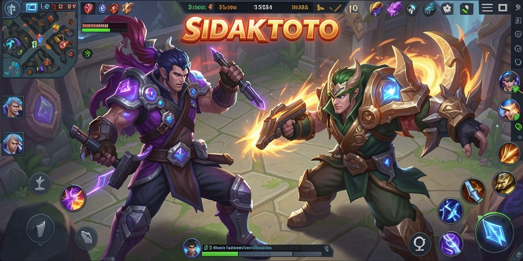 Tampilan gameplay seru dan dinamis dari SIDAKTOTO.