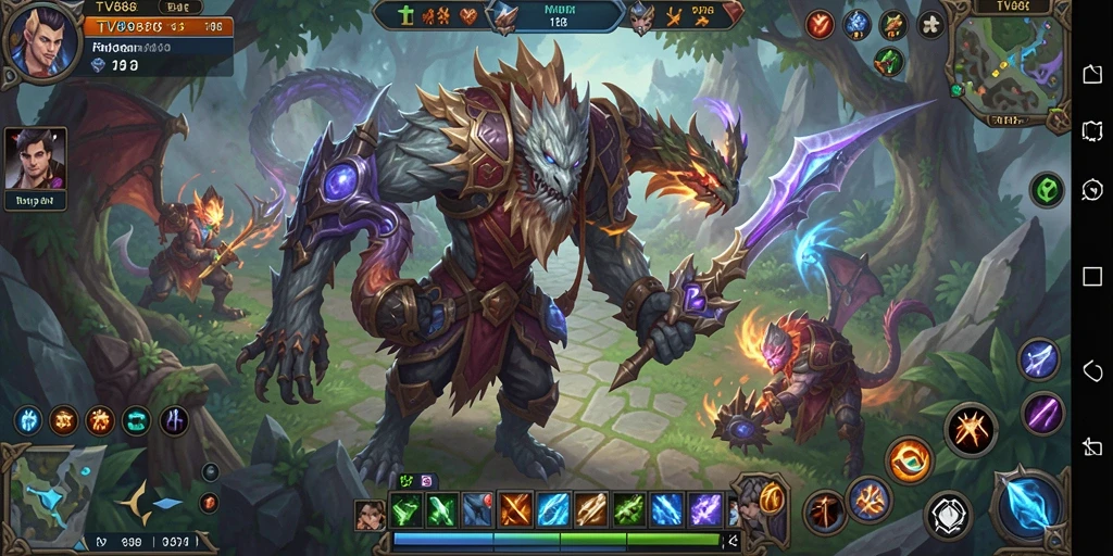 Tangkapan layar permainan TV888 menunjukkan aksi seru dalam dunia MMORPG.